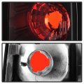 Acanii For 1985-2005 Chevy Astro Van Gmc Safari Black Rear Tail Lights Brake Lamps Driver Passenger Side