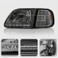 Acanii For 1997-2003 Ford F150 Expedition Led Headlights W Led Corner Signal Head Lights Lamps Driver Passenger Side