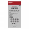 Satco S8034 Led Indoor Outdoor String Lights Black G25 Bulbs 24 Feet Pack Of 1