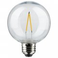 Satco S8034 Led Indoor Outdoor String Lights Black G25 Bulbs 24 Feet Pack Of 1
