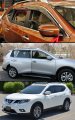 Clip-on Type Smoke Window Visor Rain Guard W Chrome Trim Compatible With 2014-2020 Nissan Rogue S Sv Not Fits Sport