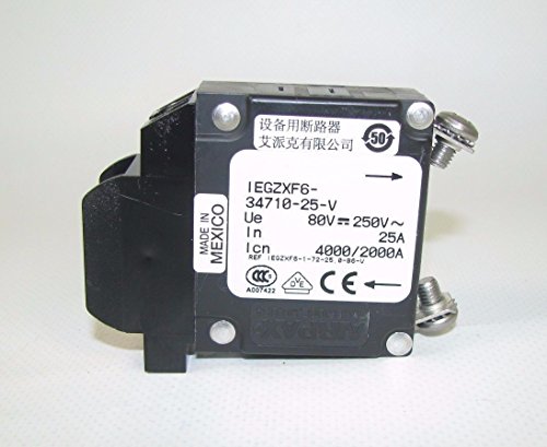 421025 Sea-dog Line 25 Amp Magnetic Ac Dc Rocker Circuit Breaker Single Pole