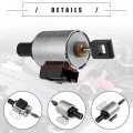 Motoforti Transmission Step Stepper Motor For Nissan Altima 2009-2012 Plastic Metal Jf011e Black Silver Tone