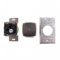 Rixon 990-689 Flush Mount Electromagnetic Door Holder Release Tri-voltage Sprayed Aluminum 