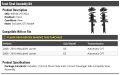 Front Strut And Coil Spring Assembly Set Of 2 For 2008 2010 Mitsubishi Lancer De Es Automatic Cvt Does Not Fit Gts Model