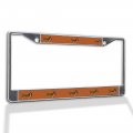 Fastasticdeals Metal Insert License Plate Frame Basset Hound B Weatherproof Car Accessories Chrome 2 Holes Solid 
