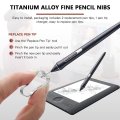 2pcs Titanium Alloy Fine Pencil Nibs For Wacom Cintiq 16 Dtk-1660 Dtk-1661
