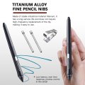 2pcs Titanium Alloy Fine Pencil Nibs For Wacom Cintiq 16 Dtk-1660 Dtk-1661
