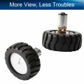 Bettomshin Mini Gear Motor Dc 6v 300rpm Miniature With Fixed Frame Coupling Nut Plastic Wheel For Diy Toys Science
