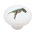 Daspletosaurus Dinosaur Decorative High Gloss Ceramic Drawer Knob 