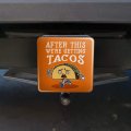 After This We Re Getting Tacos Running Runner Marathon Tow Trailer Hitch Cover Plug Insert