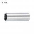 Uxcell 5pcs Stainless Steel Spacer 3 8 Bore X 1 2 Od 1-1 Length Screw Standoff Bushing Plain Finish Round Metal For Screws