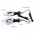 Tdpro Led Turn Signal Indicator Lights For Motorcycle Pit Dirt Bike Blue