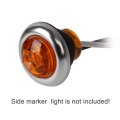 Partsam 3 4 Round Stainless Steel Trim Ring Bezel For Accent Marker Lights And All Clearance Pack Of 100