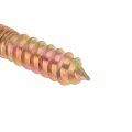 Uxcell 5 16-18x2 Hanger Bolts Double Head Dowel Screw For Wood Furniture 10pcs