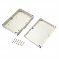 Uxcell 263x185x60mm Electronic Waterproof Ip65 Sealed Abs Plastic Diy Junction Box Enclosure Case Grey