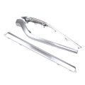 3pcs Front Left Lower And Right Bumper Middle Moldings For Hyundai Santa Fe 2021 2022 2023 