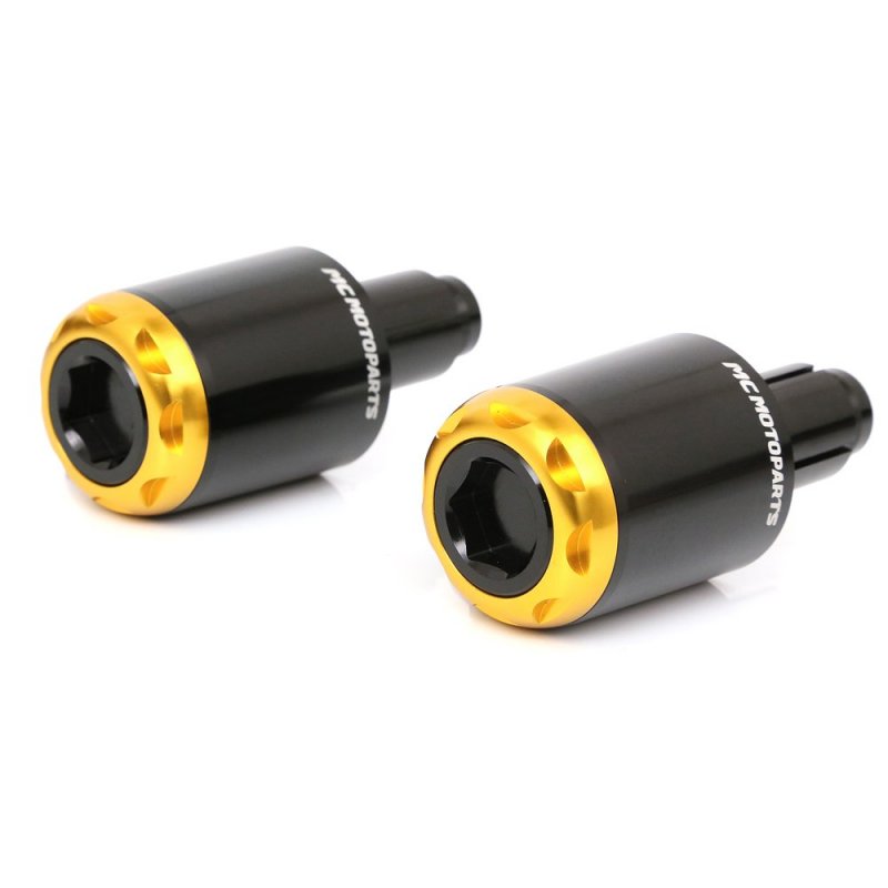 Mc Motoparts Mshine Cnc Bar Ends For Vfr 800 Vtec 2002-2012 03 04 05 06 07 08 09 10 11 Gold