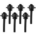 Set Of 6 Ignition Coils Replacement For Isuzu Rodeo Trooper Axiom Honda Passport 