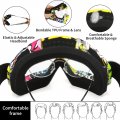 Dirt Bike Goggles For Atv Motorcycle Motocross Utv Mx Mtb Riding Anti Fog Uv Protection Scratch Resistant Windproof Dustproof