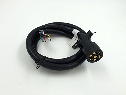 Truepower Molded Trailer Light Plug 7 Way Rv Wiring Harness 6 Cord End
