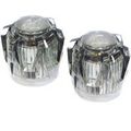 Ush Plastic Handles Hot Cold Pair 