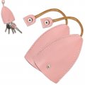 Fogfar Pack-2 Car Key Case Pull-out Holder Hook Pu Leather Remote Control Bag For Most Cars Pink 1 