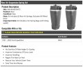Rear Air Suspension Spring Set Of 2 Compatible With 1997-2002 Ford Expedition Rwd