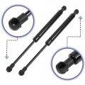 2 Pcs Rear Trunk Gas Struts Shocks Lift Supports 84430-4ga2a For Infiniti Q50 2014-2018 Black 