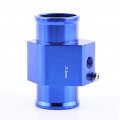 Water Temp Car Joint Pipe Universal Blue Aluminum Alloy Anodizing Treatment Temperature