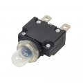 Alveytech 125 250v Ac 32v Dc Push-button Reset Circuit Breaker With 1 4 Quick Connect Terminals And Rubber Boot Replacement 