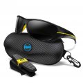 Polarized Motorcycle Glasses For Men And Women Uv400 Protection Sports Sunglasses Riding Cycling Day Use Yellow Lined Frame 