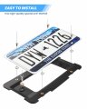 Rear License Plate Holder For Bmw 1 2 3 4 5 6 X Series And Mini Cooper Stainless Steel Bracket Frame Mount Replaces 51187160607