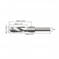 Uxcell Reduced Shank Drill Bit 21mm High Speed Steel Hss 4241 With 1 2 Inch Straight
