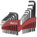 Performance Tool W80281 25pc Sae Met Hex Key Set Black 