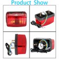 Labwork Tail Light Assembly With Bulb Replacement For Yamaha Bruin 350 Yfm350 Kodiak 450 Yfm450 Rhino 660 5km-84710-01-00