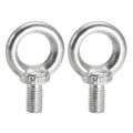Uxcell Lifting Eye Bolt M12 X 22mm Male Thread 304 Stainless Steel For Hanging Pack Of 2