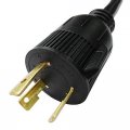 Parkworld 885064 Power Adapter Cord 3-prong Generator 30a Locking L5-30p Male Plug To 30 Amp 6-30r Female Receptacle Only
