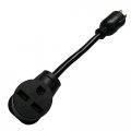 Parkworld 885064 Power Adapter Cord 3-prong Generator 30a Locking L5-30p Male Plug To 30 Amp 6-30r Female Receptacle Only