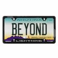 Ipick Image Compatible With Ford F-150 Lightning Black Real Carbon Fiber 50 States License Plate Frame