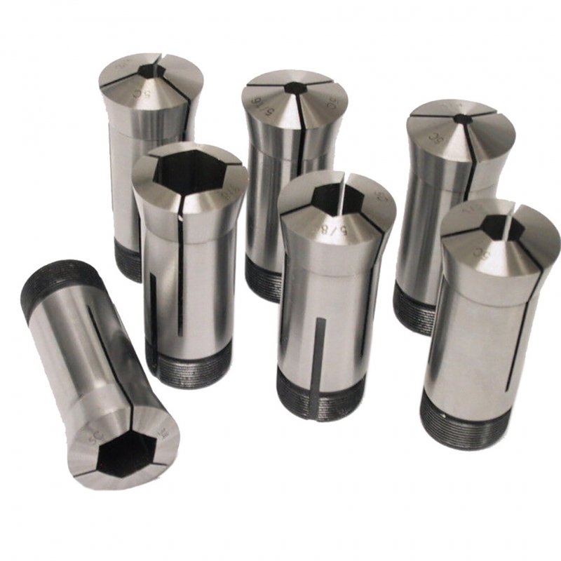1 4-7 8 Inch 5c Hexagonal Hole Spring Collet For Cnc Engraving Machine And Milling Lathe Tool 7 Pcs