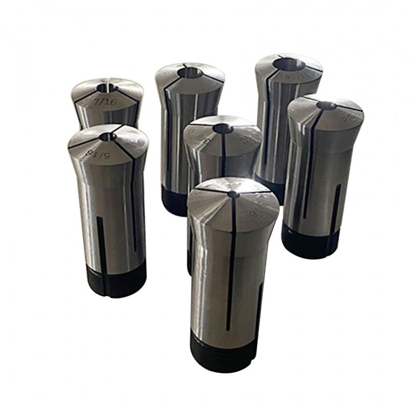 1 4-7 8 Inch 5c Hexagonal Hole Spring Collet For Cnc Engraving Machine And Milling Lathe Tool 7 Pcs