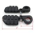 Hk Moto- Front P-clamps 1 4 Foot Pegs For Suzuki Vl Vz M800 C800 M109r M90 S50 C90