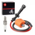 Ignition Coil Pack And Spark Plug Cap Cover For Suzuki Drz400 Drz400e Drz400s Drz400sm 2000-2023