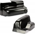 Hecasa Steel Cab Corners Set Pair Compatible With 2004-2008 Ford F150 4 Door Crew Pickup Truck Powder Coated