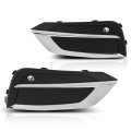 Front Fog Light Cover Set Driver Passenger Side For Volvo Xc60 2018 2019 2020 2021 31694538 31694538-5 31694539 31694539-3 