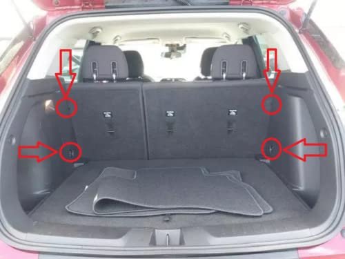 Eaccessories Ea Trunk Rear Seats Organizer Cargo Net For Buick Encore Gx 2020-2024 A Envelope Style Suv-premium Mesh Car