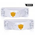 G-plus Turn Signal Light Orange Compatible With 84-88 Toyota 8151089130 8152089130