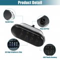 X Autohaux Pair Led Side Marker Turn Signal Lights Assembly Smoked For Vw Mk4 Golf Jetta Gti R32 Passat B5 White Front Lamp