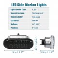 X Autohaux Pair Led Side Marker Turn Signal Lights Assembly Smoked For Vw Mk4 Golf Jetta Gti R32 Passat B5 White Front Lamp